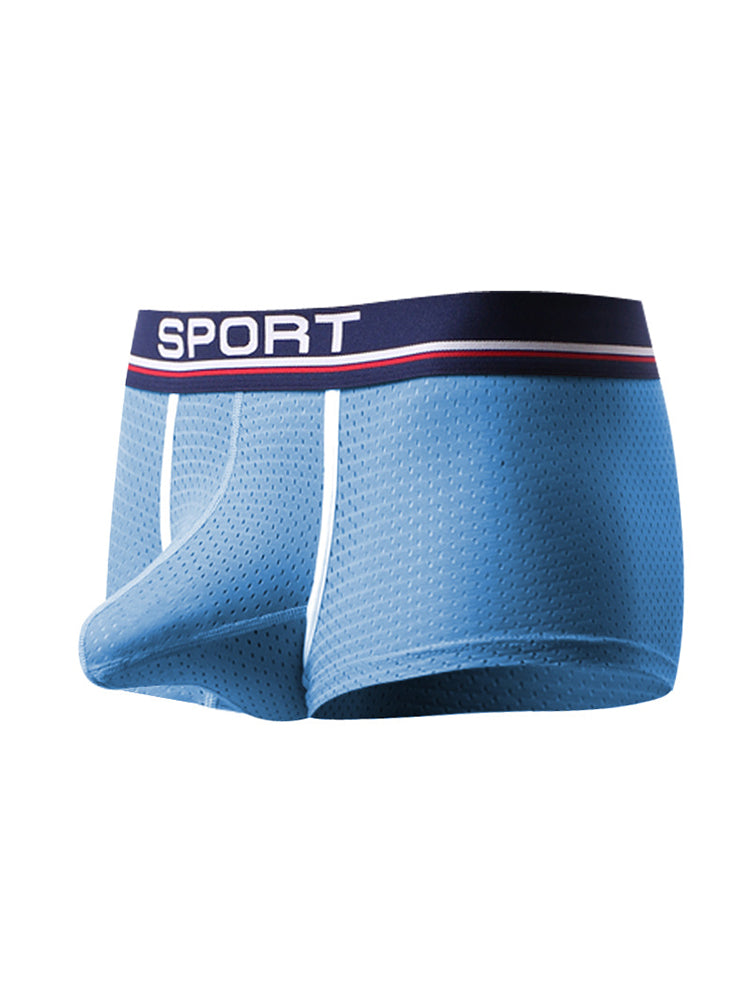 2 Pack Breathable Separate Pouch Boxer Briefs | dmunderwear detail image 1