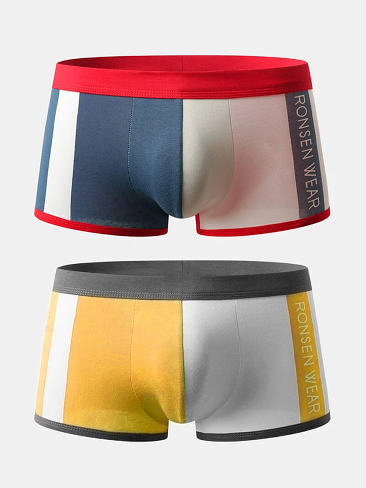 2 Pack Contrast Color Sports Style Men's Underwear | dmunderwear variant image
