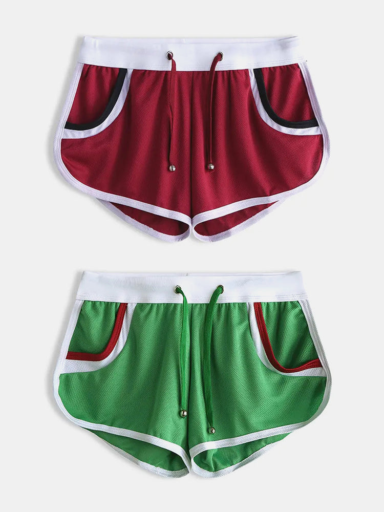2 Pack Drawstring Leisure Men's Loose Boxer Shorts | dmunderwear variant image