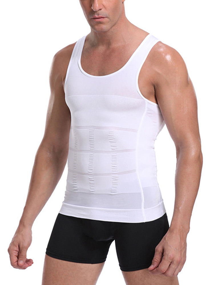 2 Pack Men Body Slimming Tummy Shaper | dmunderwear detail image 1