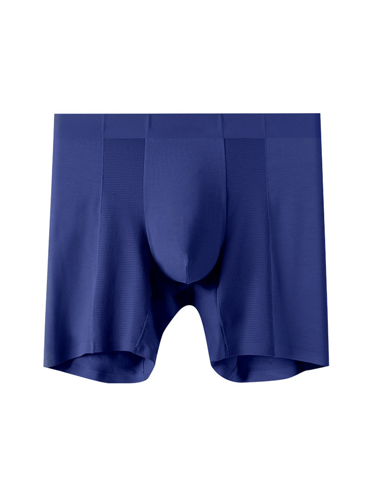 2 Pack Men's Long Athletic Boxer Briefs | dmunderwear detail image 1
