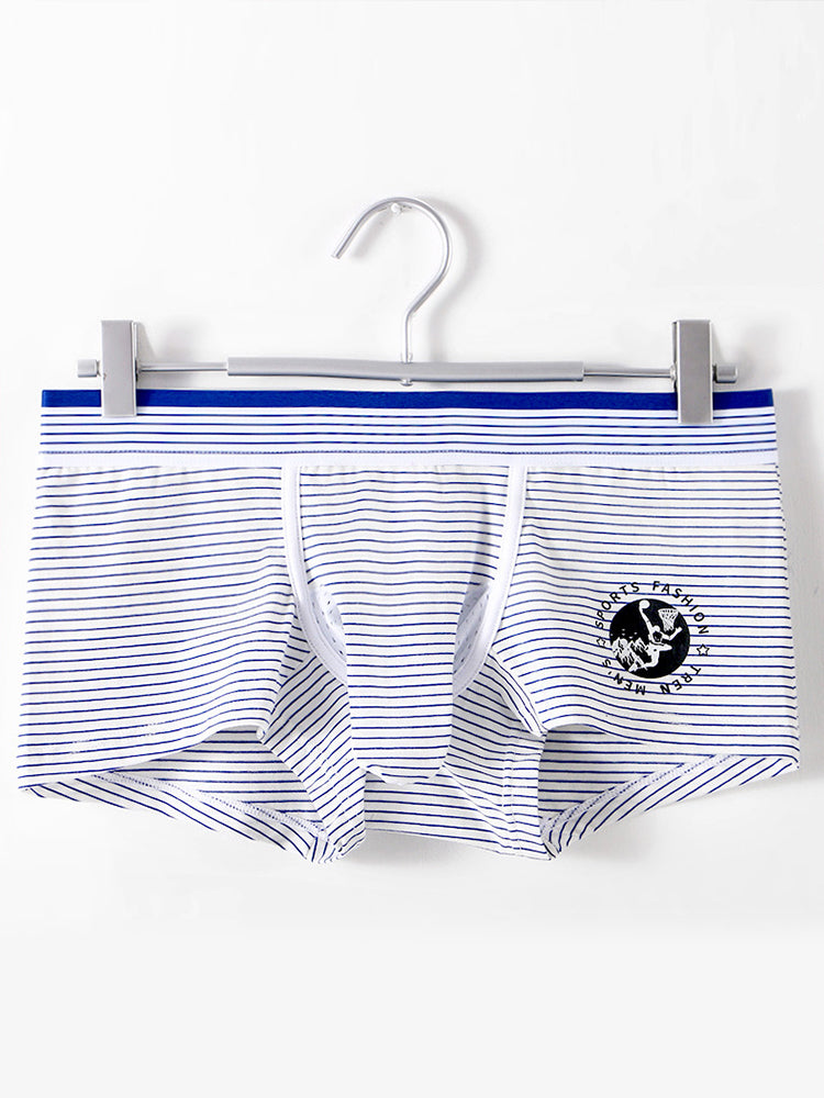 2 Pack Men's Separate Support Pouch Cotton Trunks | dmunderwear variant image