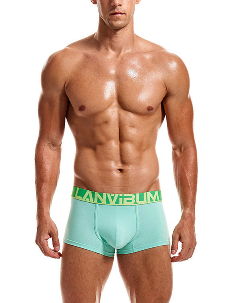 2 Pack Men's Breathable Big Pouch Trunks | dmunderwear detail image 1