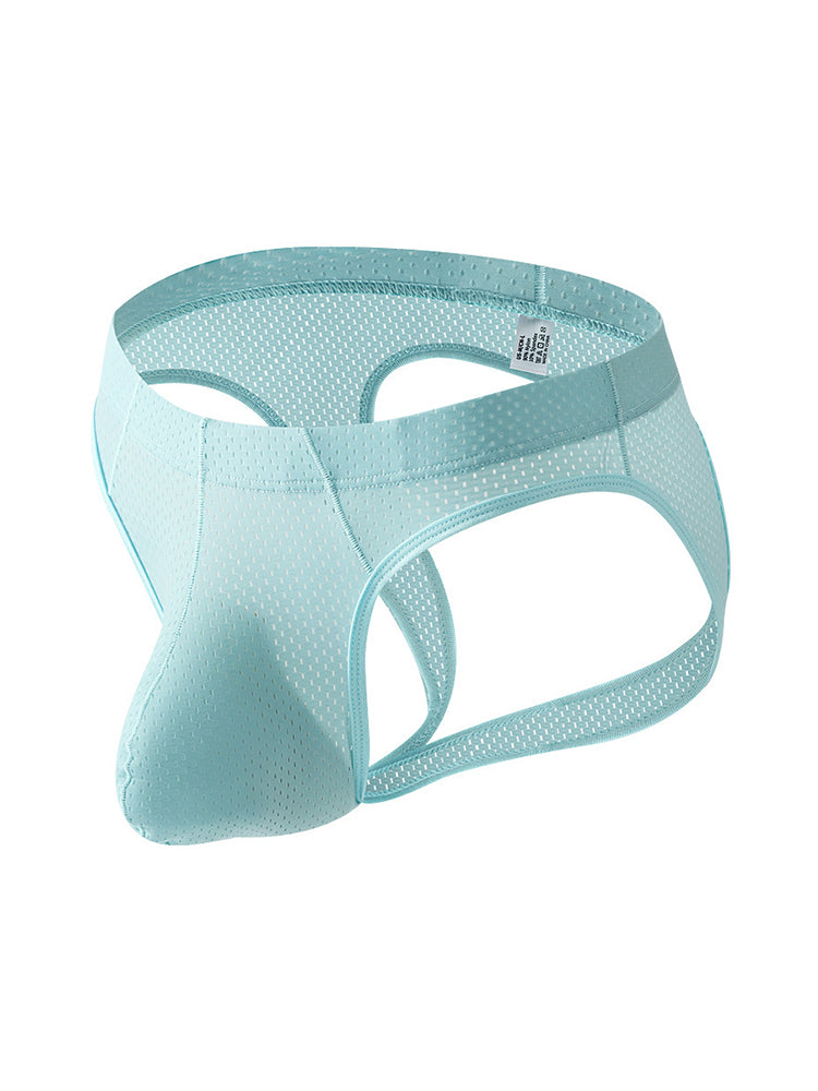 2 Pack Men's Breathable Mesh Jockstrap | dmunderwear detail image 1