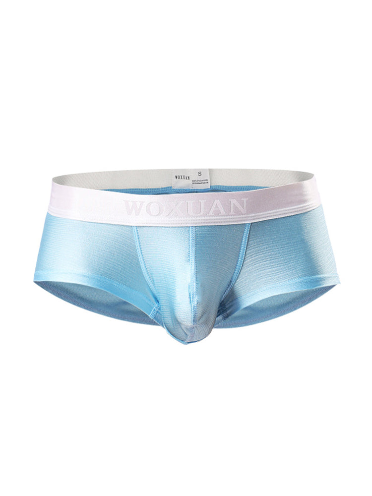 2 Pack Men's Contoured Pouch Sexy Trunks | dmunderwear detail image 1