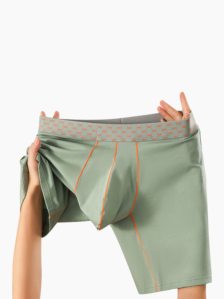 2 Pack Men's Cotton Casual Sporty Mid-Rise Sexy Pouch Midway Briefs | dmunderwear detail image 1