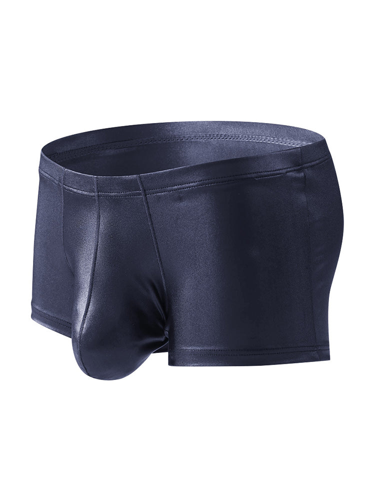 2 Pack Men's Big Pouch Performance Sexy Trunks | dmunderwear detail image 1