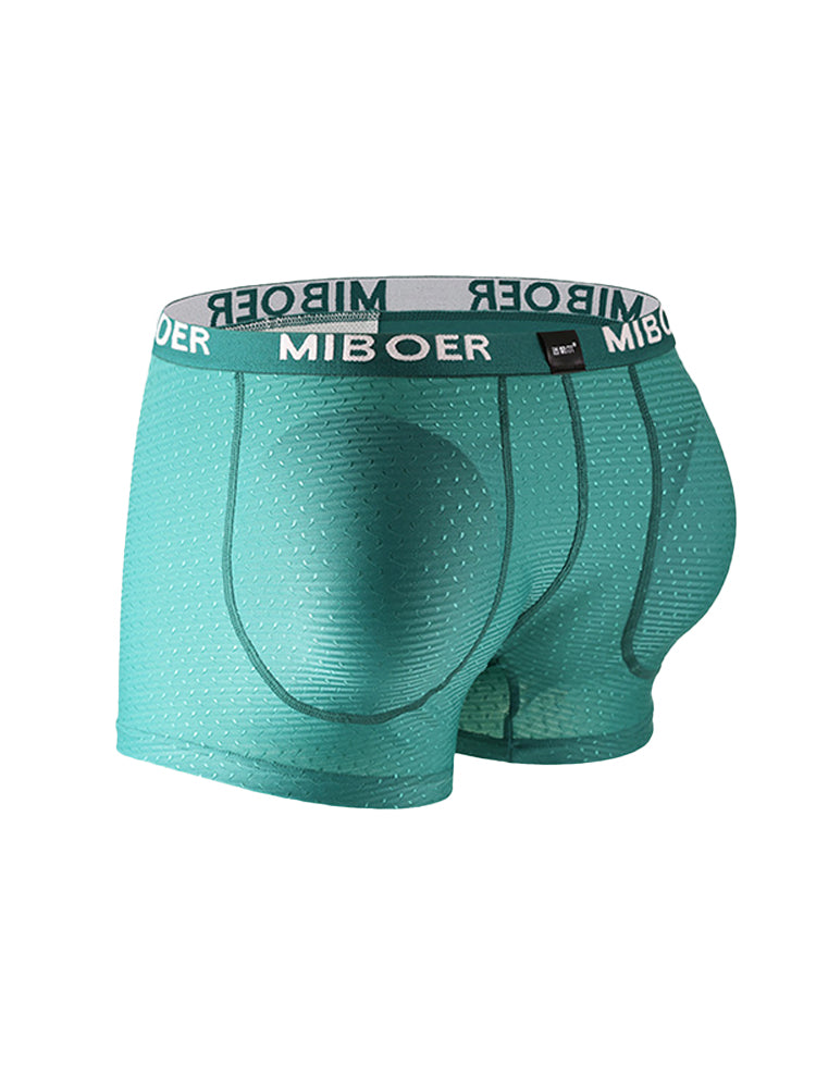 2 Pack Men's Lifting Breathable with Removable Foam Butt Pads Shapewear | dmunderwear detail image 1