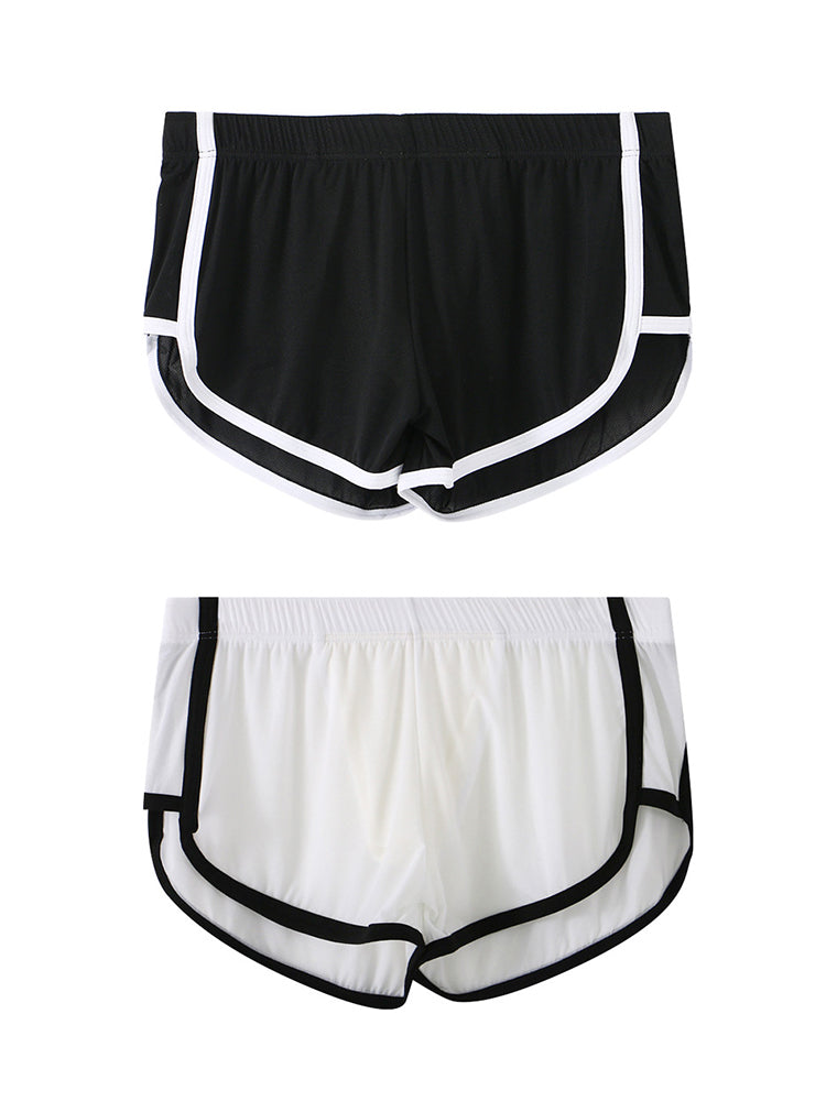 2 Pack Men's Lightweight & Airy Breathable Mesh Comfort Activewear Shorts | dmunderwear variant image