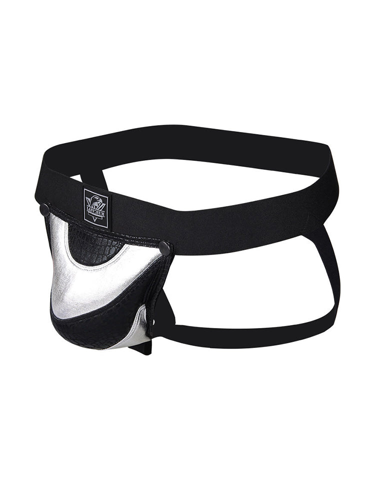 2 Pack Men's Low-Rise Sexy Contoured Pouch Lightweight Jockstrap | dmunderwear detail image 1