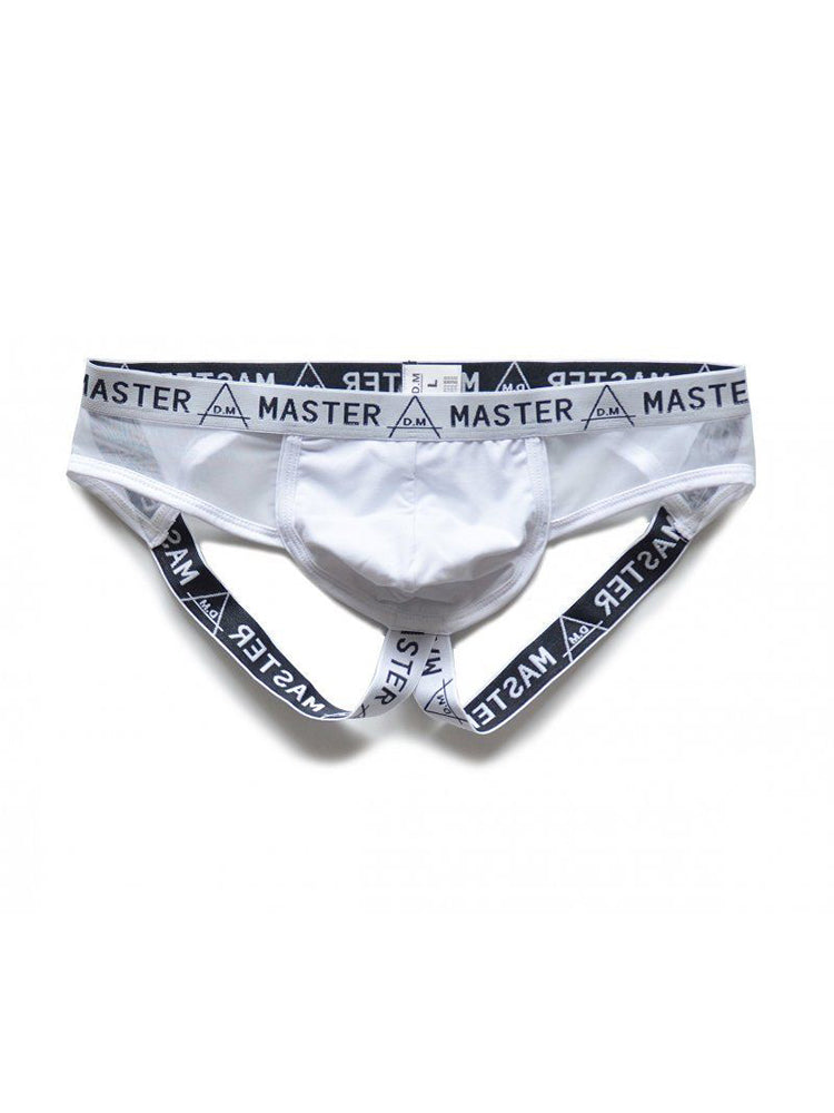 2 Pack Men's Low-Rise Sexy Double Strap Jockstrap | dmunderwear detail image 1