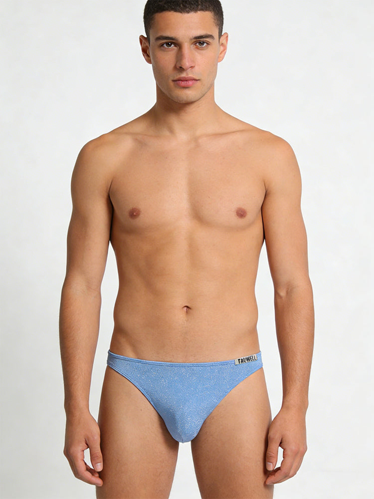 2 Pack Men's Low-Rise Sexy Solid Color Skin-Friendly Briefs | dmunderwear detail image 1