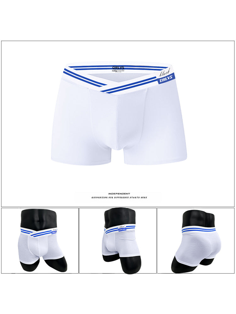 2 Pack Men's Low-Rise Sport Modal Trunks | dmunderwear detail image 1