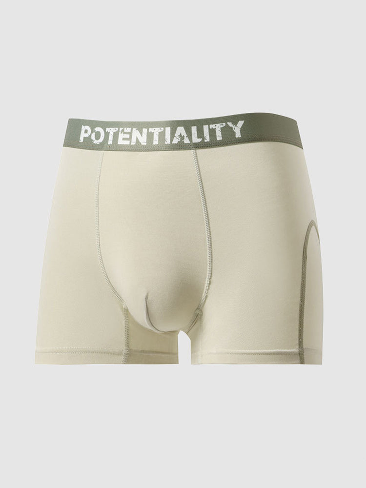 2 Pack Men's Mid-Rise Ultra-Soft Modal Antibacterial High-Stretch Trunks | dmunderwear detail image 1