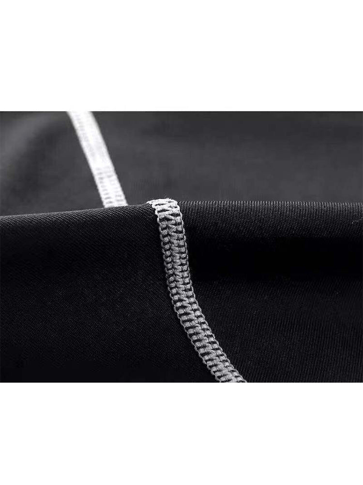 2 Pack Men's Moisture-Wicking Mesh Breathable Shock-Absorbing Activewear Tights | dmunderwear detail image 4