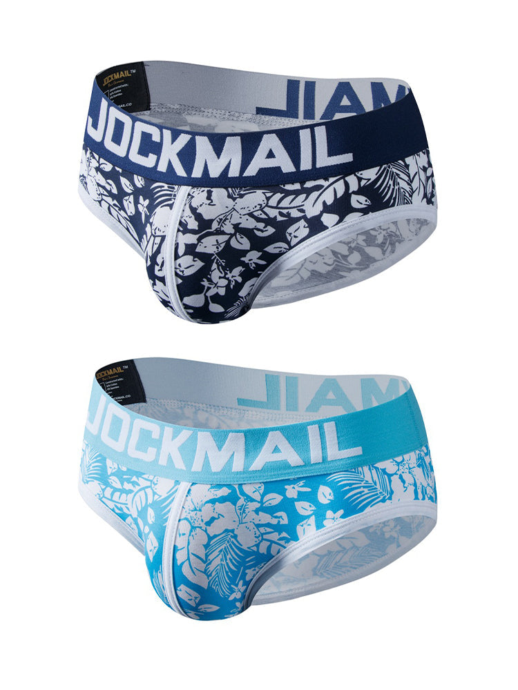 2 Pack Men's Premium Soft Cotton Sporty Cut Daily Stretch Firm Support Briefs & Jockstrap | dmunderwear variant image