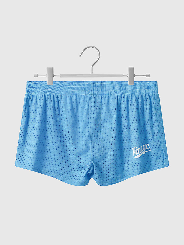 2 Pack Men's Seamless Comfort Quick-Dry Lightweight & Airy Mesh Boxers Shorts | dmunderwear detail image 1