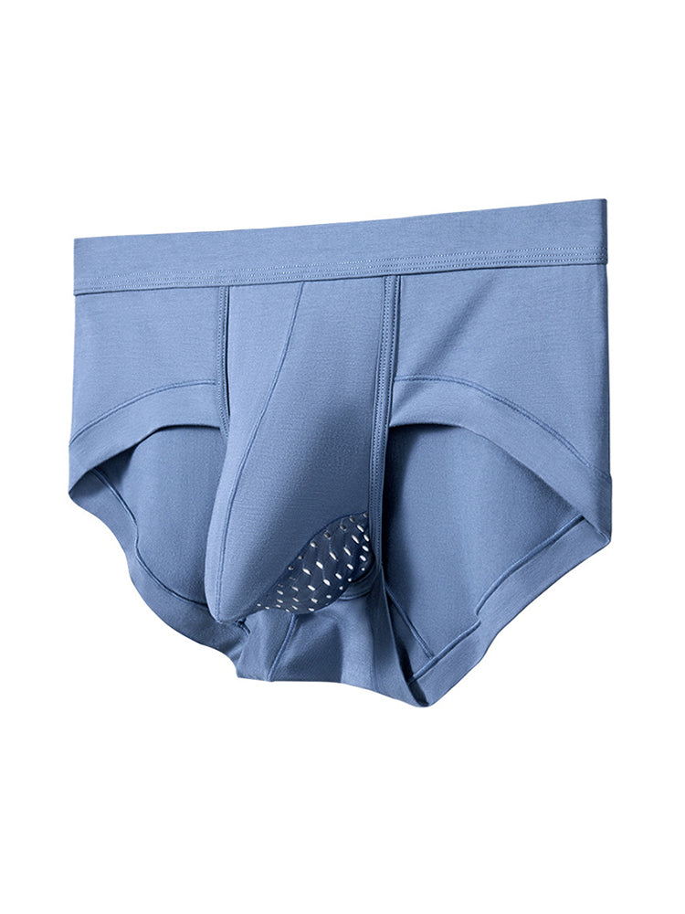 2 Pack Men's Breathable Pouch Separate Modal Briefs | dmunderwear detail image 1
