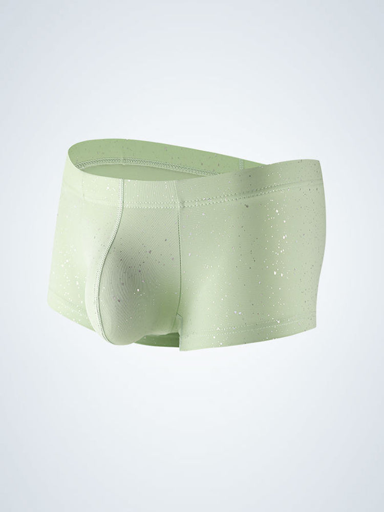 2-pack Men's Sexy Shiny Pouch Boxer Briefs | dmunderwear detail image 1