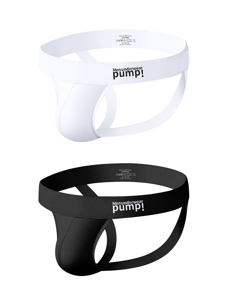 2 Pack Men's Sexy Thin Breathable Hip-Lifting Jockstrap | dmunderwear variant image