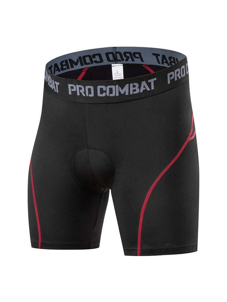 2 Pack Men's Shock-Absorbing Pad High-Stretch Sporty Activewear Tights | dmunderwear detail image 10