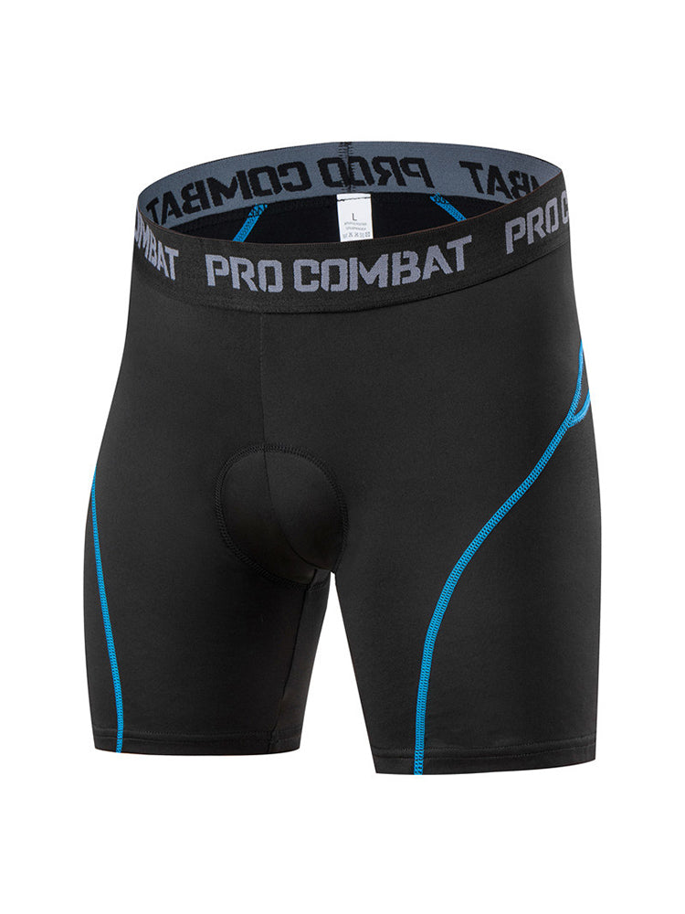 2 Pack Men's Shock-Absorbing Pad High-Stretch Sporty Activewear Tights | dmunderwear detail image 11