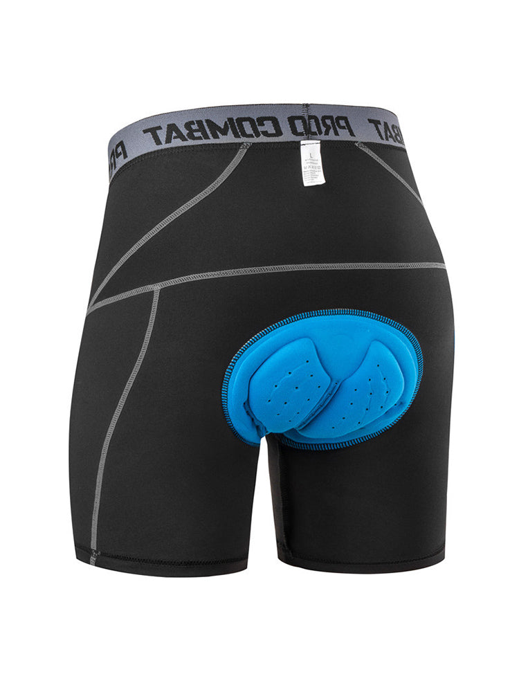 2 Pack Men's Shock-Absorbing Pad High-Stretch Sporty Activewear Tights | dmunderwear detail image 19