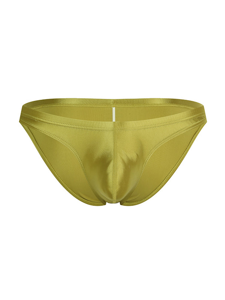 2 Pack Men's Slim Fit with U-Pouch Sexy Smooth Touch Briefs | dmunderwear detail image 1