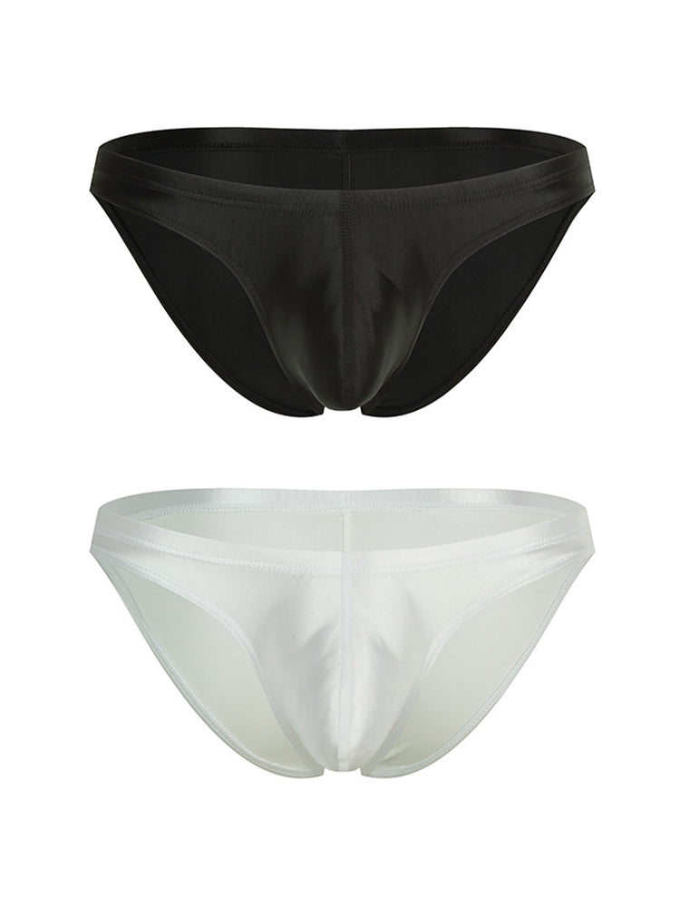 2 Pack Men's Slim Fit with U-Pouch Sexy Smooth Touch Briefs | dmunderwear variant image