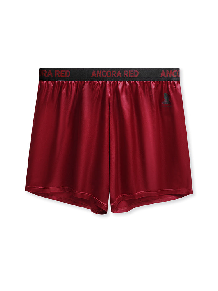 2 Pack Men's Solid Lounge Casual Boxers | dmunderwear detail image 1