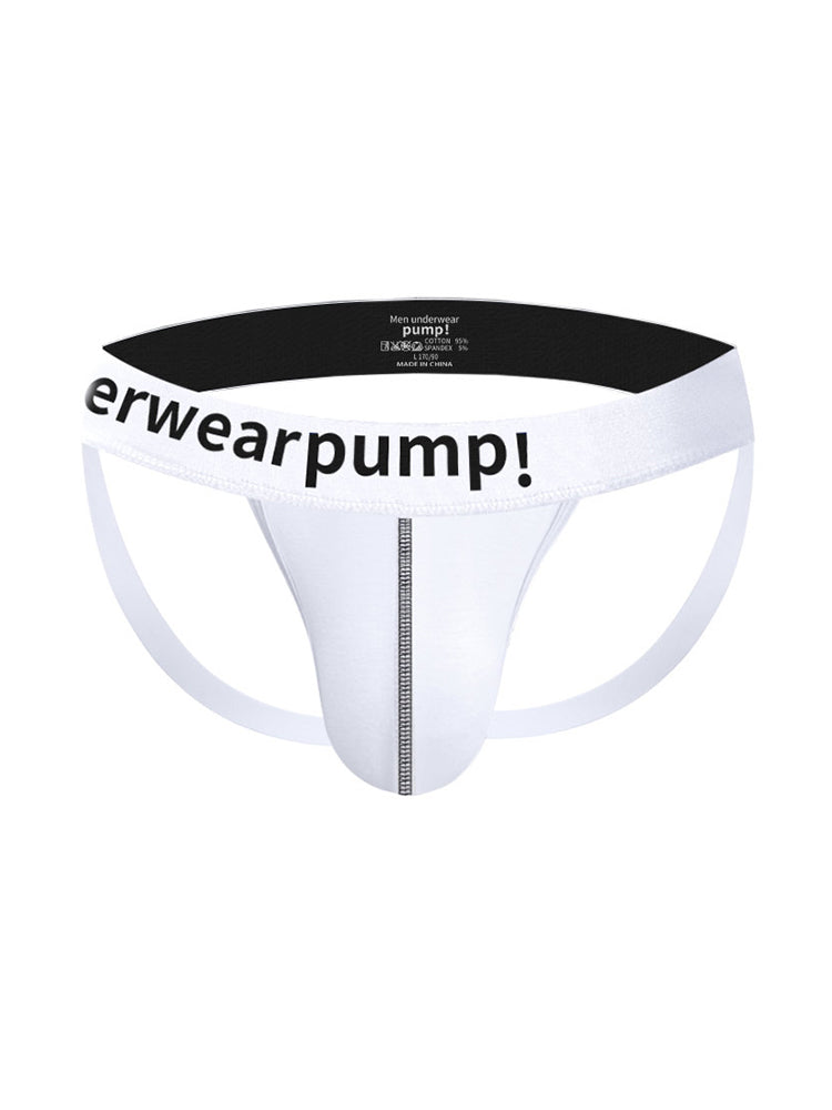 2 Pack Men's Trendy Breathable Sexy Cotton Jockstrap | dmunderwear detail image 1