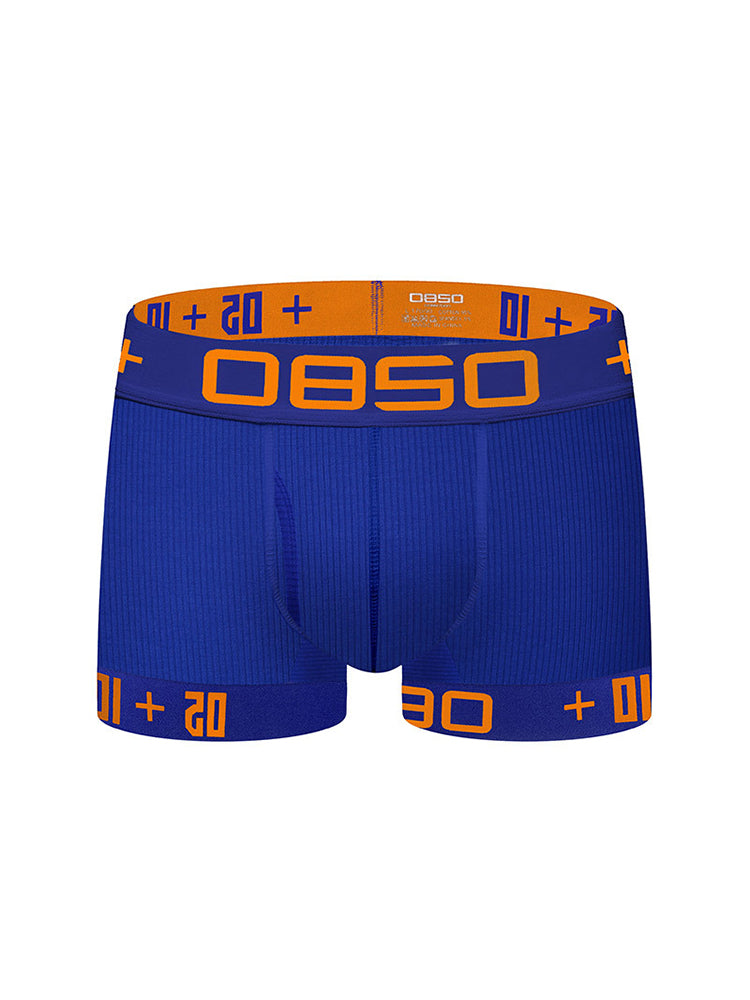 2 Pack Men's Ultra-Soft High-Stretch Cotton Shaping Trunks | dmunderwear detail image 1