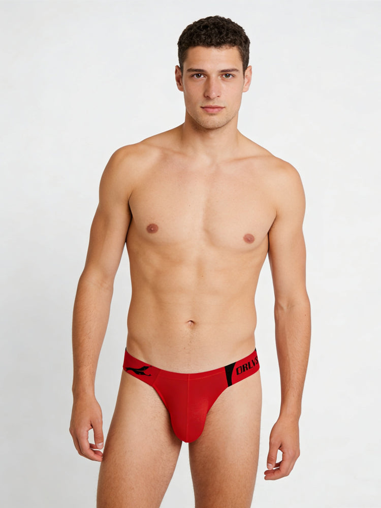2 Pack Men's Ultra-Soft Modal Seamless Comfort Sporty Cut Stay-Cool Bikini | dmunderwear detail image 1