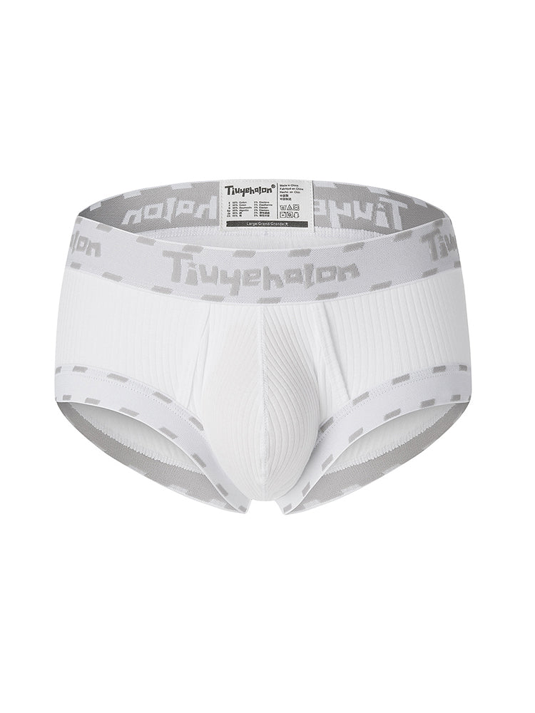 2 Pack Men's Ultra-Soft Support Pouch Trunks | dmunderwear detail image 1