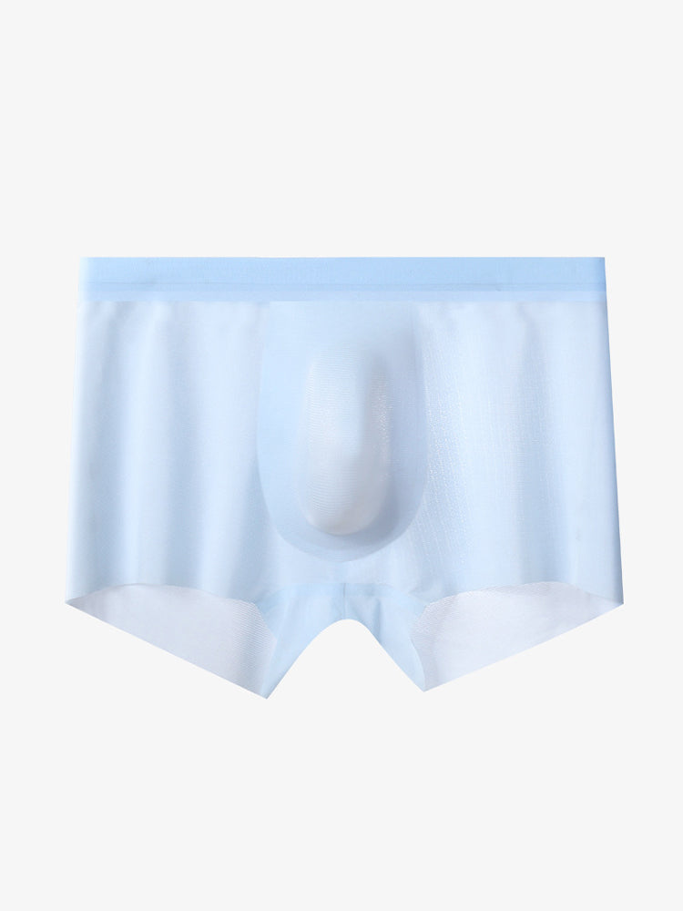 2 Pack Men's Ultra-Thin Seamless Trunks | dmunderwear detail image 1