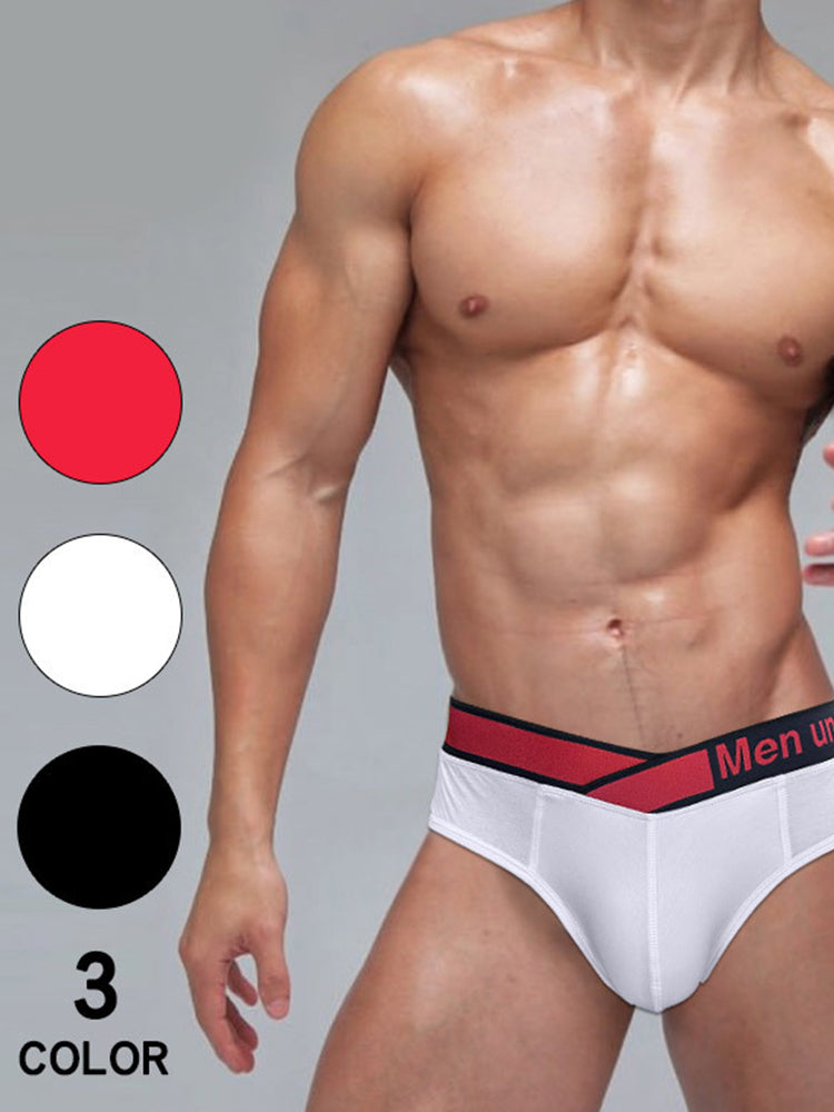 2 Pack Men's V Waistband Modal Briefs | dmunderwear detail image 1