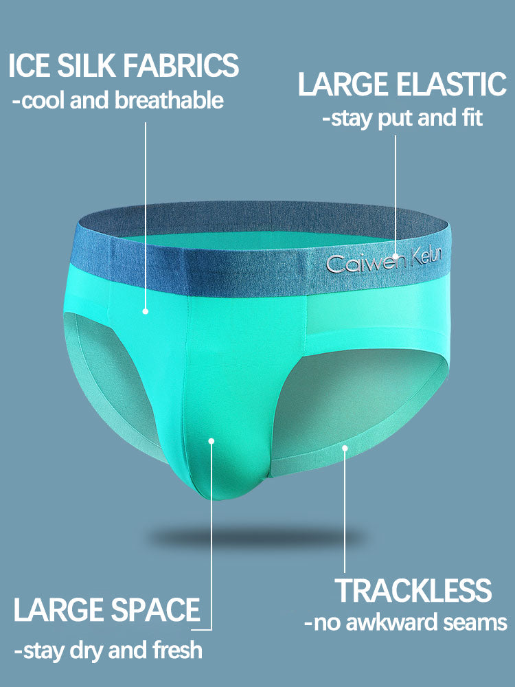 2 Pack Support Pouch Ice Silk Cool Men's Underwear | dmunderwear detail image 1
