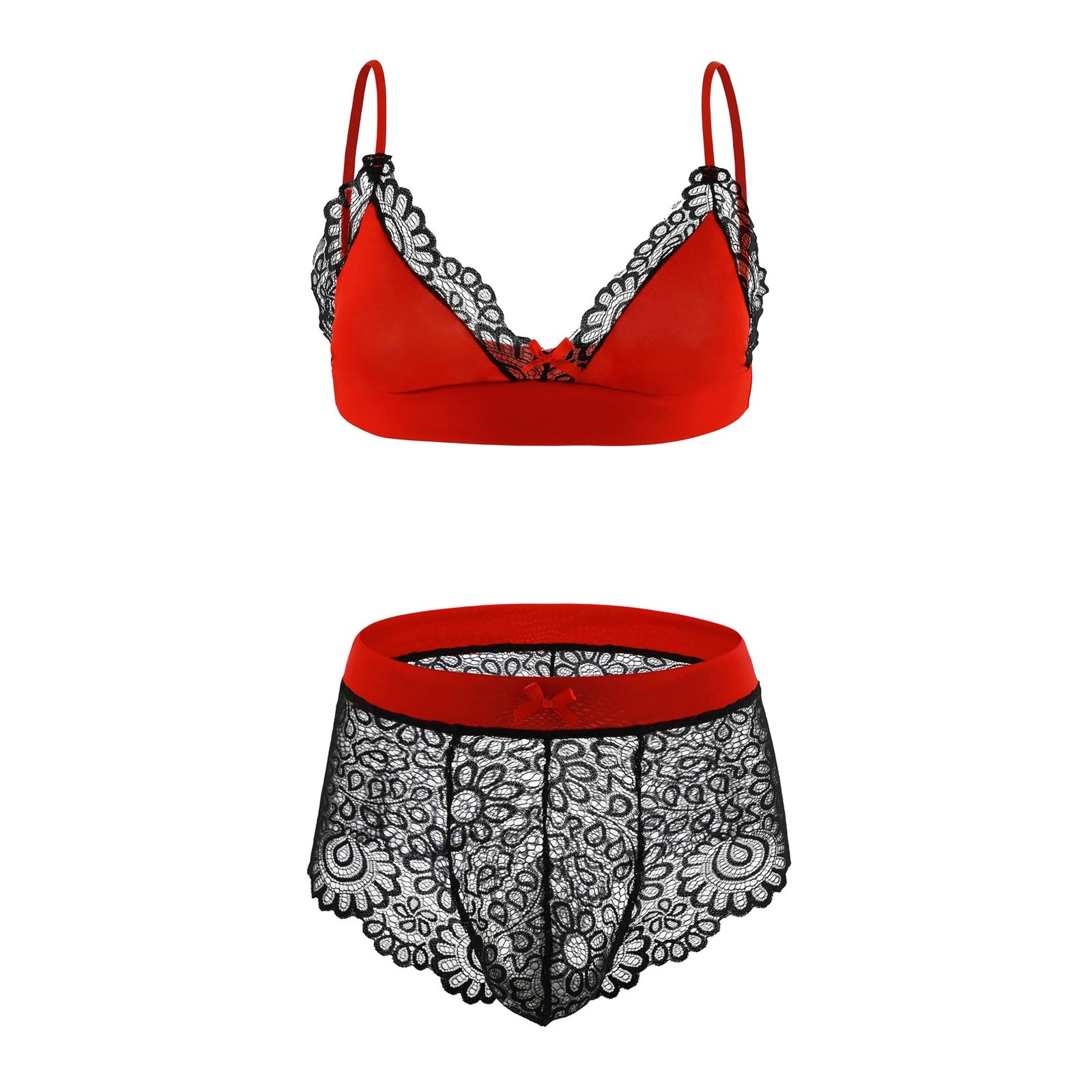 2-Piece Sexy Lingerie For Crossdressers | dmunderwear detail image 7
