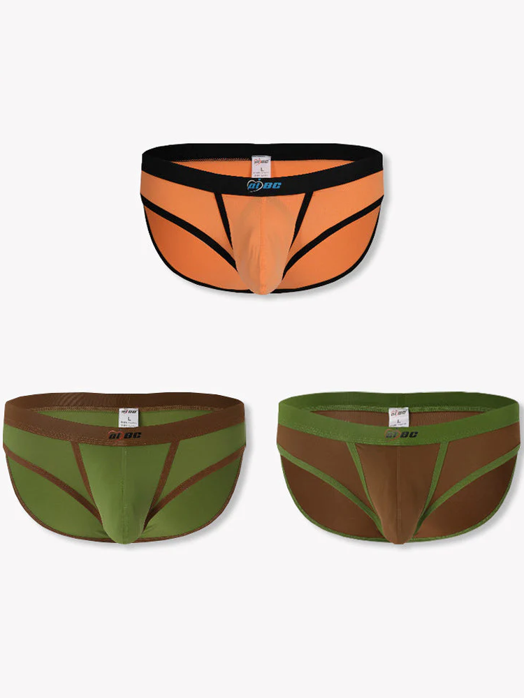 3 Pack Men's Separated Ball Pouch Briefs | dmunderwear variant image