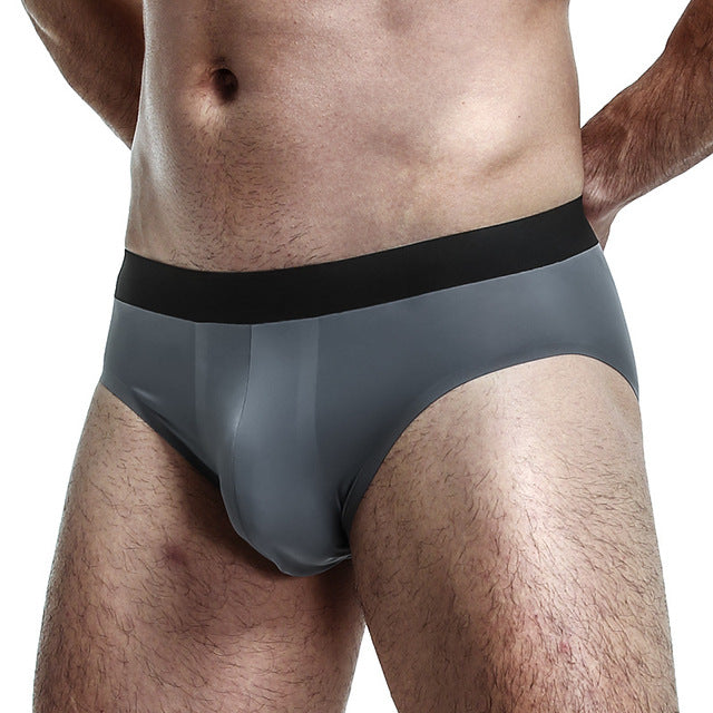 3 Pack Double Layer Silk Snug-fit Men's Underwear | dmunderwear detail image 1