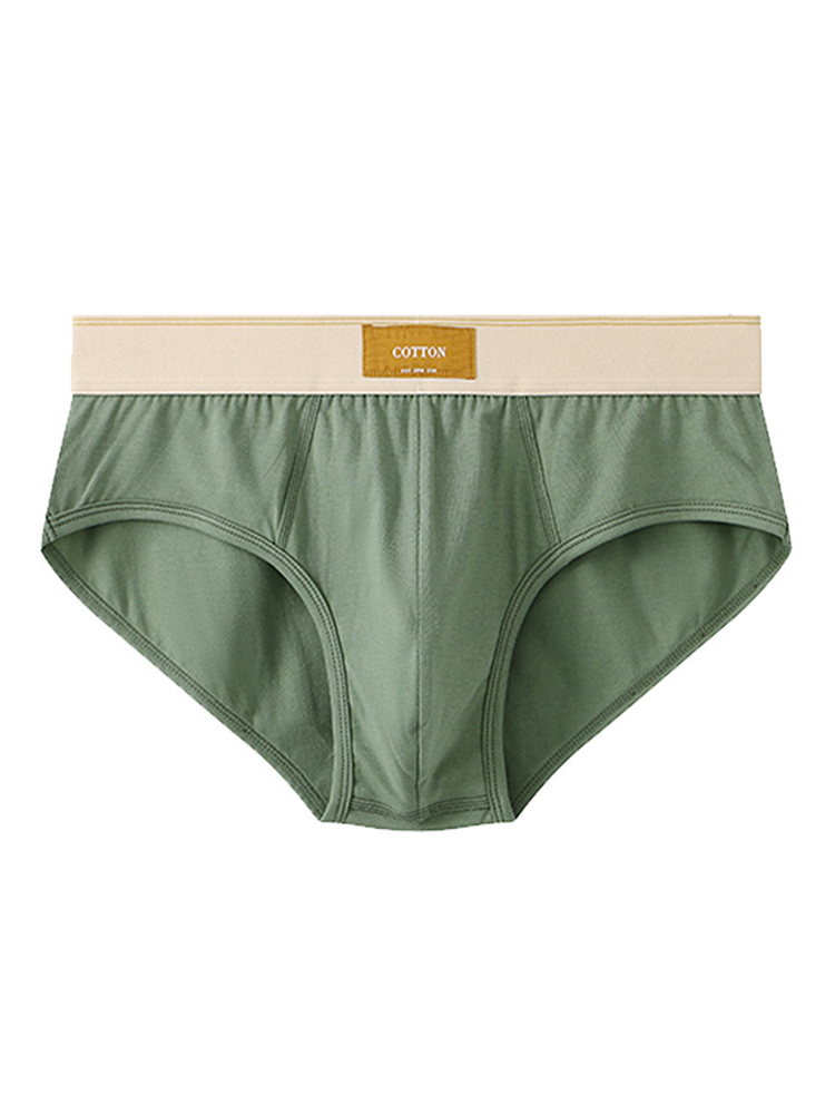 3 Pack Men' Breathable Stretch-Cotton Briefs | dmunderwear detail image 1