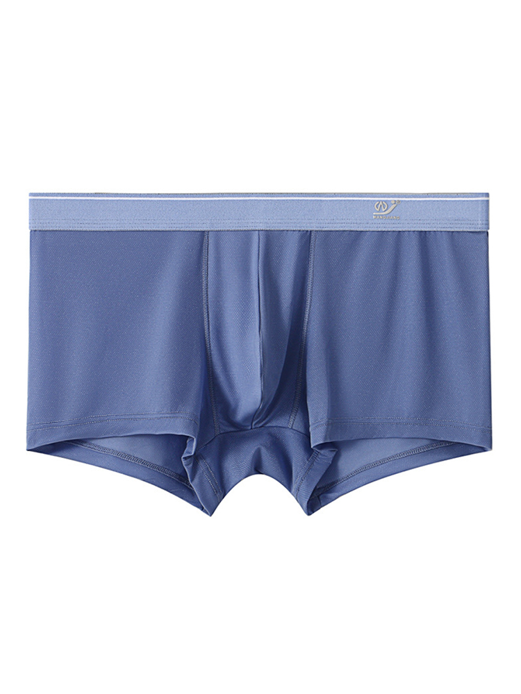 3 Pack Men's Comfy U Convex Pouch Trunks | dmunderwear detail image 1