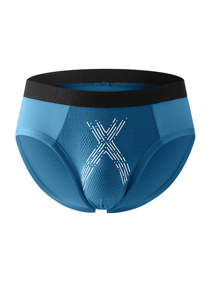 3 Pack Men's Modal Graphene Breathable Briefs | dmunderwear detail image 1