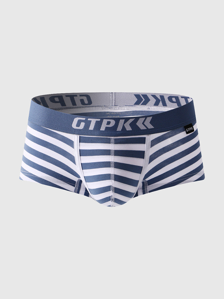 3 Pack Men's Sexy Breathable Fitness Trunks | dmunderwear detail image 1