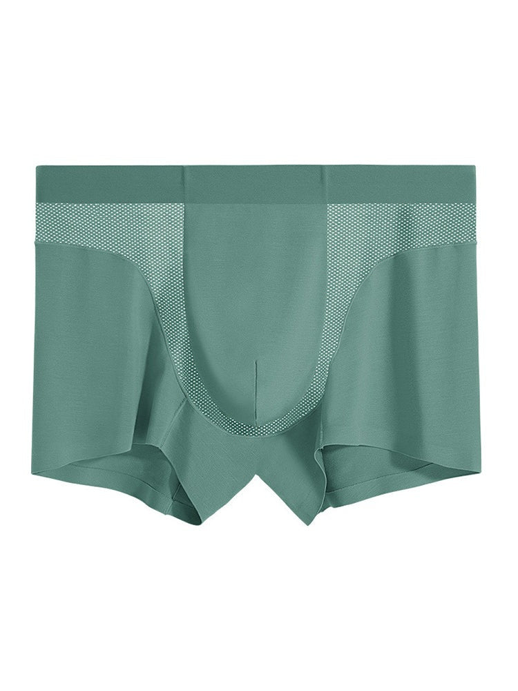 3 Pack Men's 3D Pouch Seamless Modal Trunks | dmunderwear detail image 1