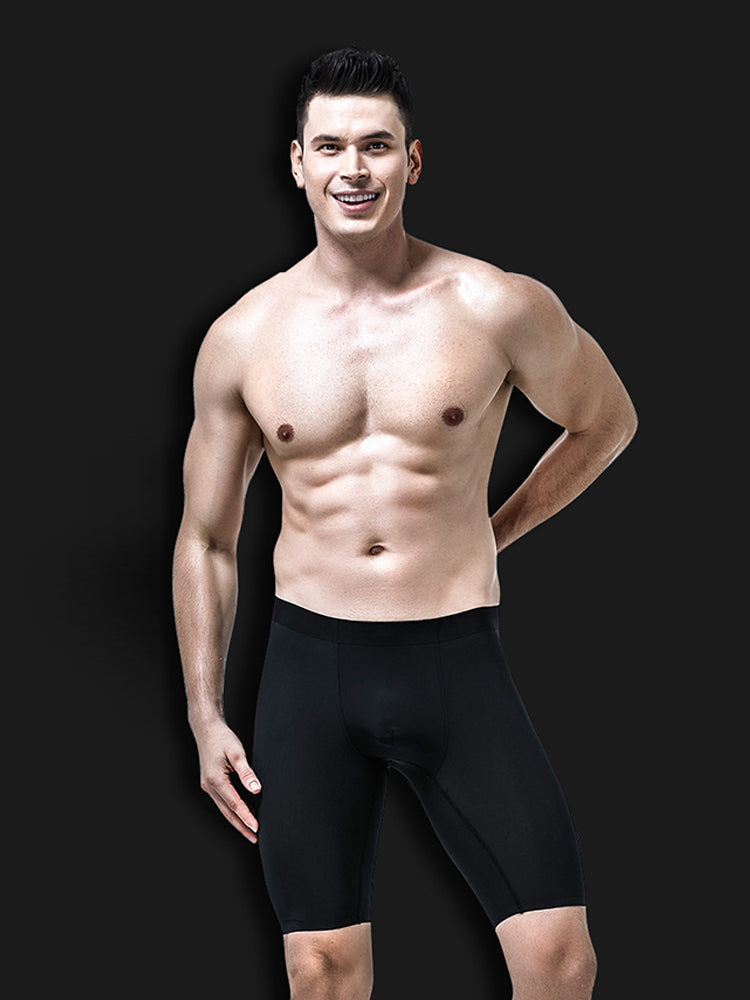 3 Pack Men's Anti-Chafing Seamless Running Briefs | dmunderwear detail image 1