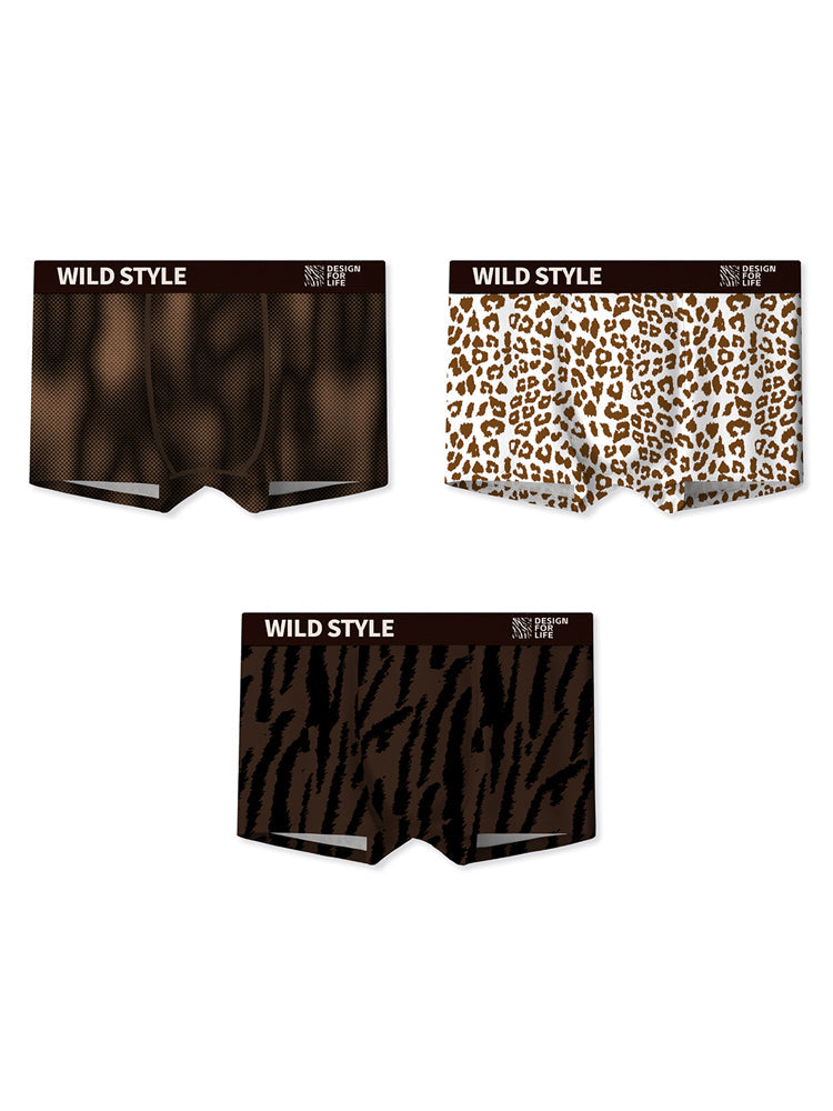 3 Pack Men's Antibacterial Mid-Rise Trunks | dmunderwear variant image