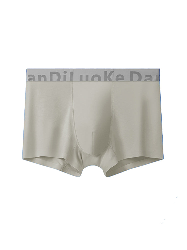 3 Pack Men's Antibacterial Seamless Boxer Briefs | dmunderwear detail image 1