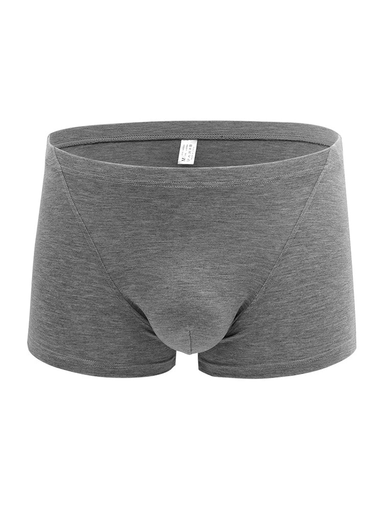 3-pack Men's Bamboo Fiber U-pouch Boxer Briefs | dmunderwear detail image 1