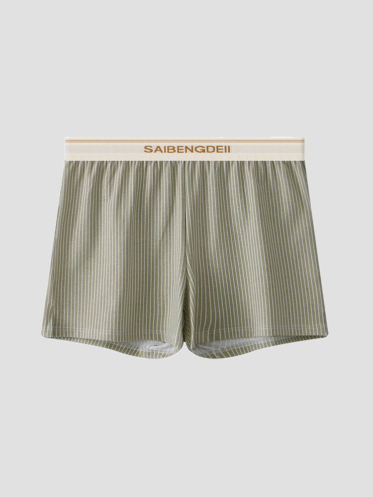 3 Pack Men's Breathable Soft Cotton Loose Fit Tagless & Seamless Boxer Shorts | dmunderwear detail image 1